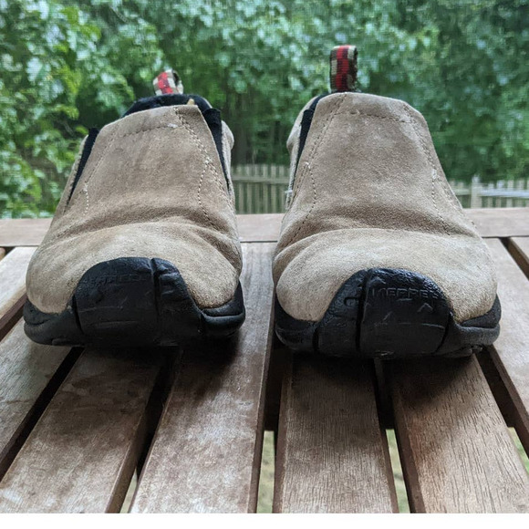 Merrell Womens Jungle Moc Classic Taupe Waterproof Slip-On Shoe size 6.5 - Picture 7 of 12